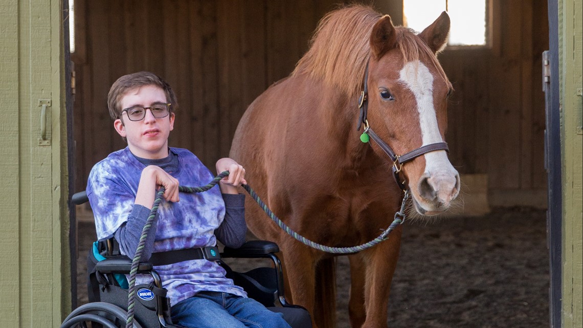 DONATE NOW: Therapeutic horseback riding helping kids with special needs