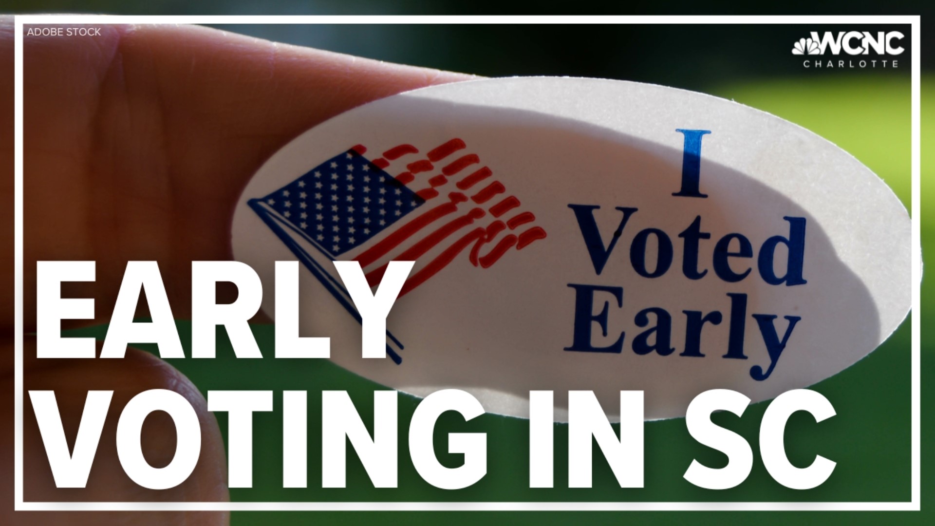 This is the first year South Carolina is allowing early voting.