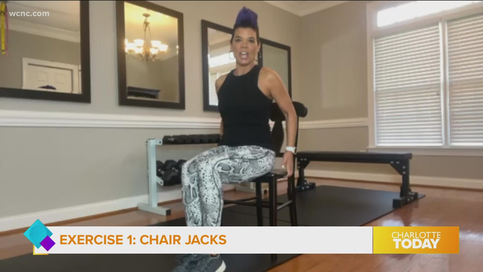 Lynn Fernandez has exercises you can do from your chair