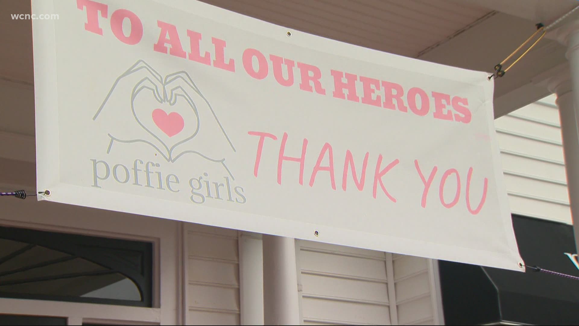 The organization gave away 25 wedding dresses Sunday morning in Gastonia.