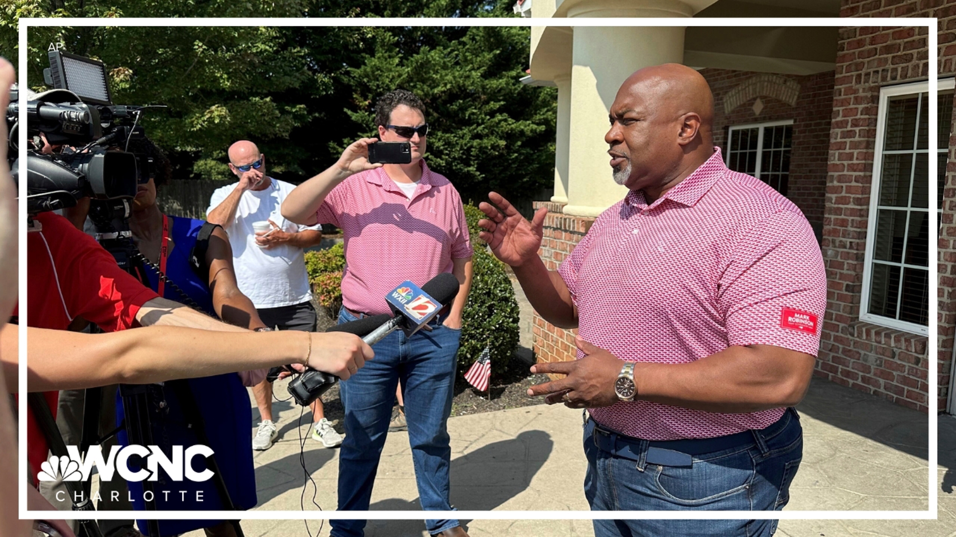 Lt. Governor Mark Robinson campaigns in Charlotte