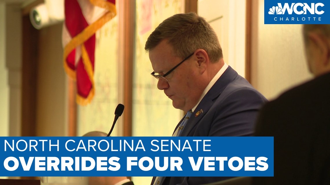 NC Senate Acts Quickly To Seek To Override 4 Governor Vetoes | Wcnc.com