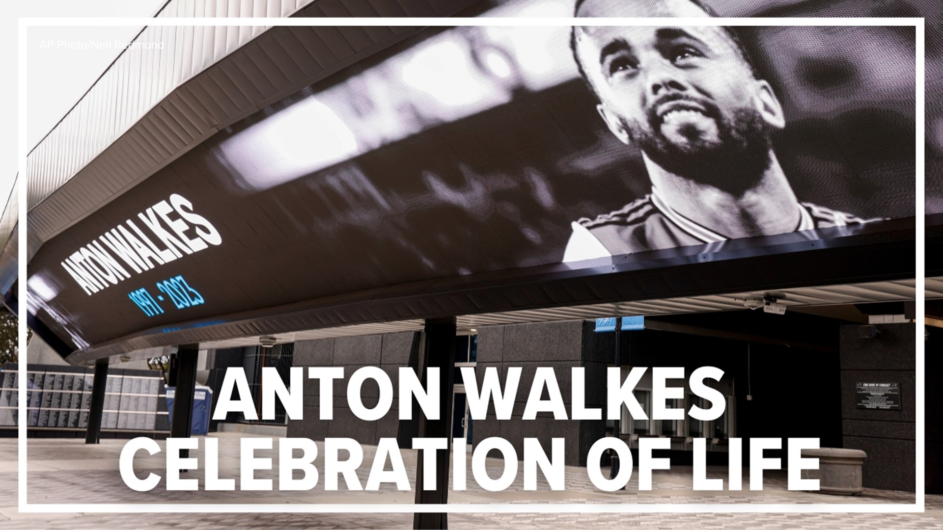 Charlotte FC team members, fans, and loved ones honor Anton Walkes' life.