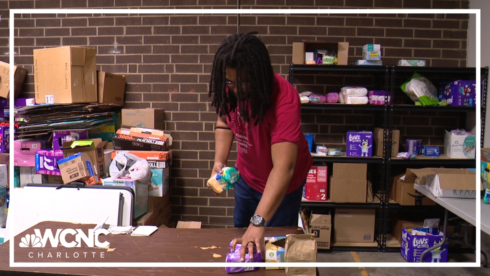 The North Carolina Diaper Bank launched a pilot program this school year with CMS to get period products into title one schools.