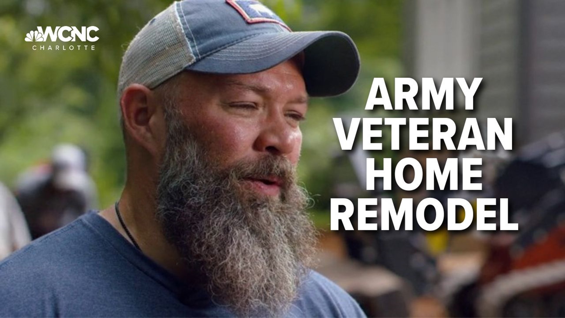 Harvey Kemp served in both Afghanistan and Iraq. Charlotte Motor Speedway and Coca-Cola surprised the veteran with home renovations.