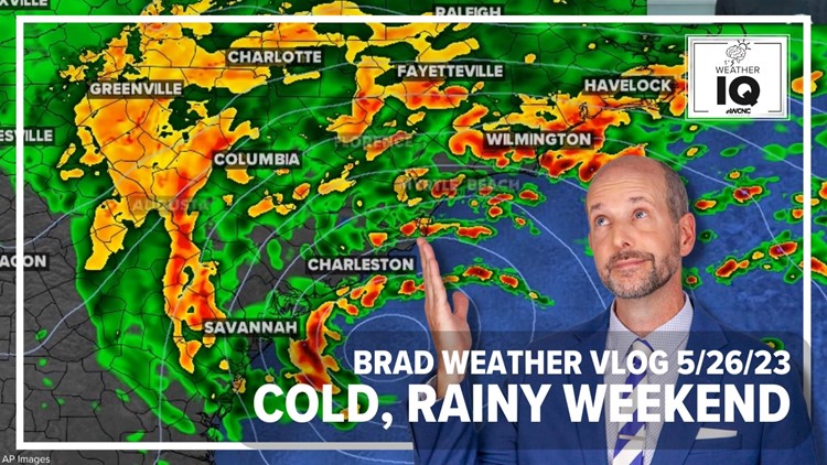 Wash out Saturday from Memorial Day weekend storm | Brad weather vlog 5/26/2023: