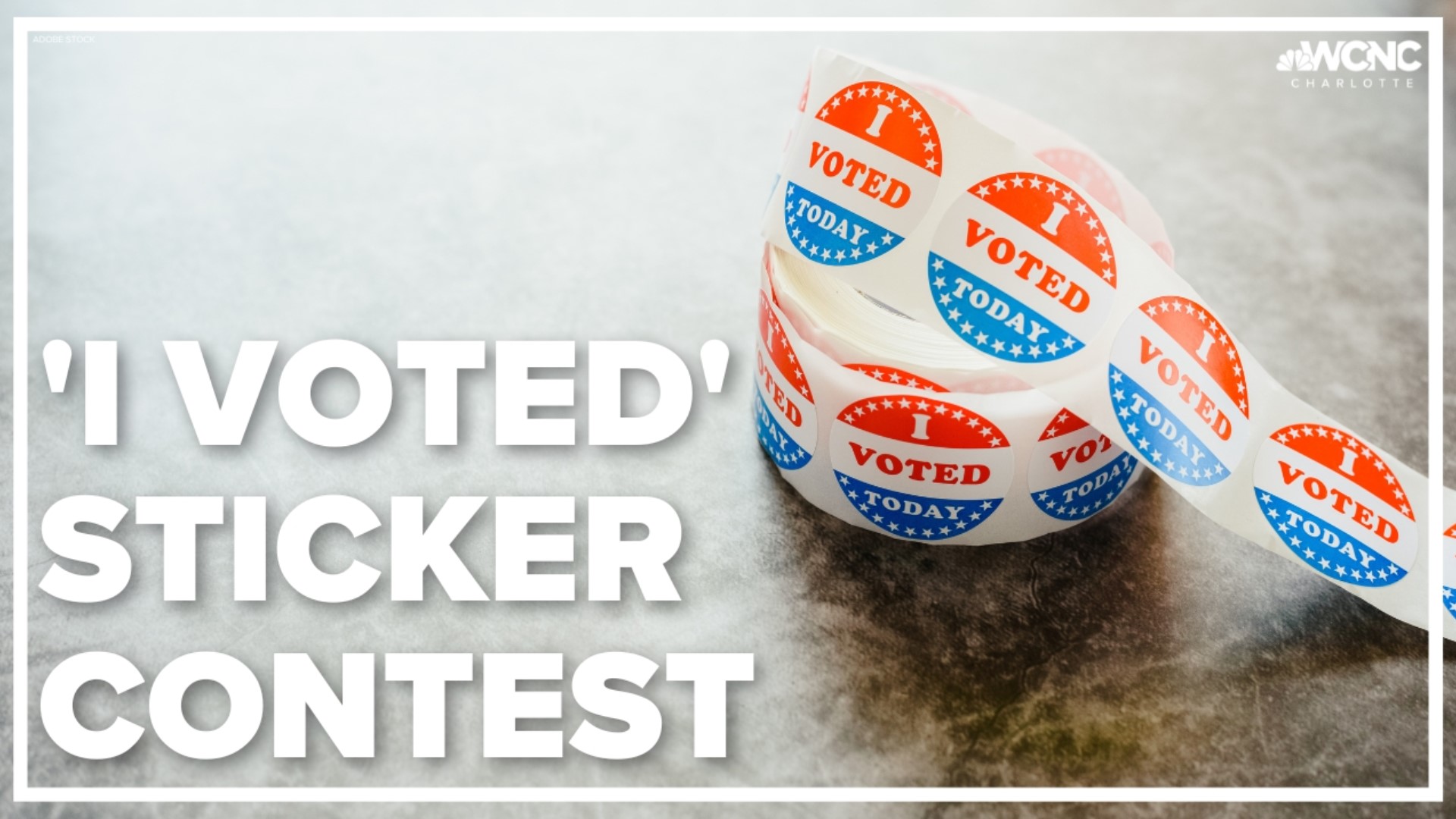 Union County's Board of Elections is opening a contest to all students in Kindergarten through 12th grade to design the 'I voted" sticker.