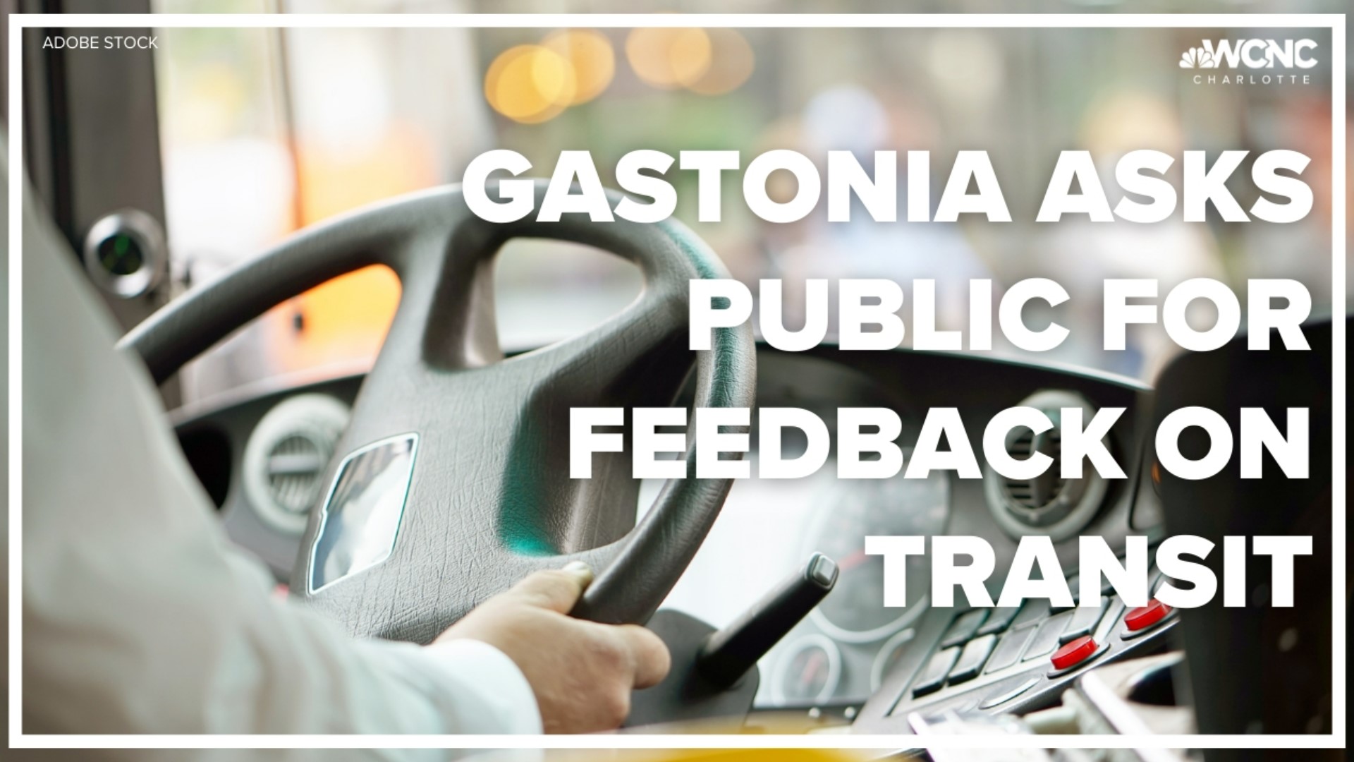 Gastonia bus riders can fill out a survey to give feedback on bus system.