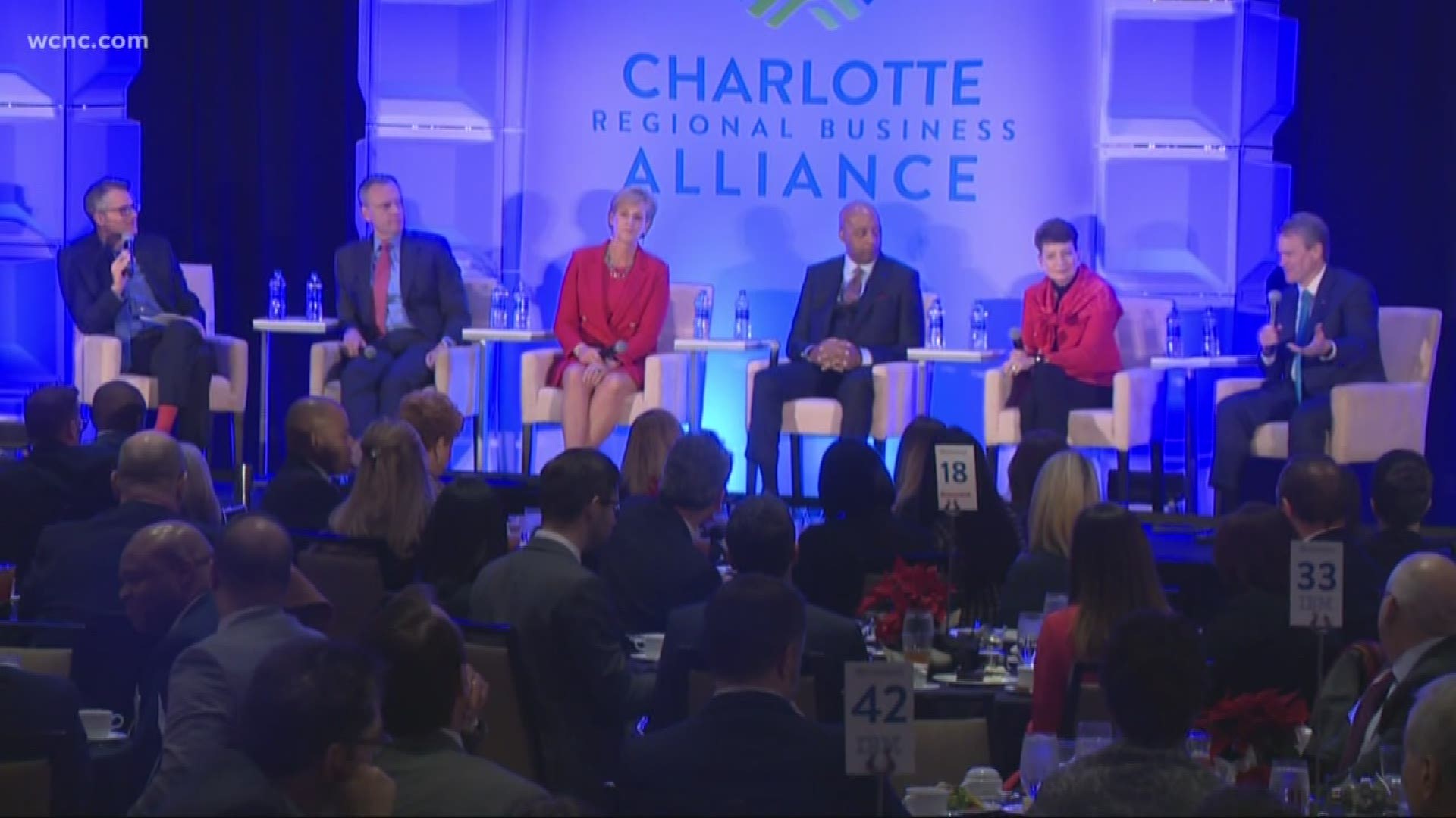 The 2020 election, trade wars, and more topics were discussed at the Charlotte Regional Business Alliance 2019 Economic Outlook Conference.