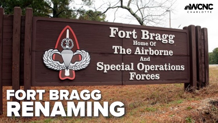 Fort Bragg renaming taking effect this week.
