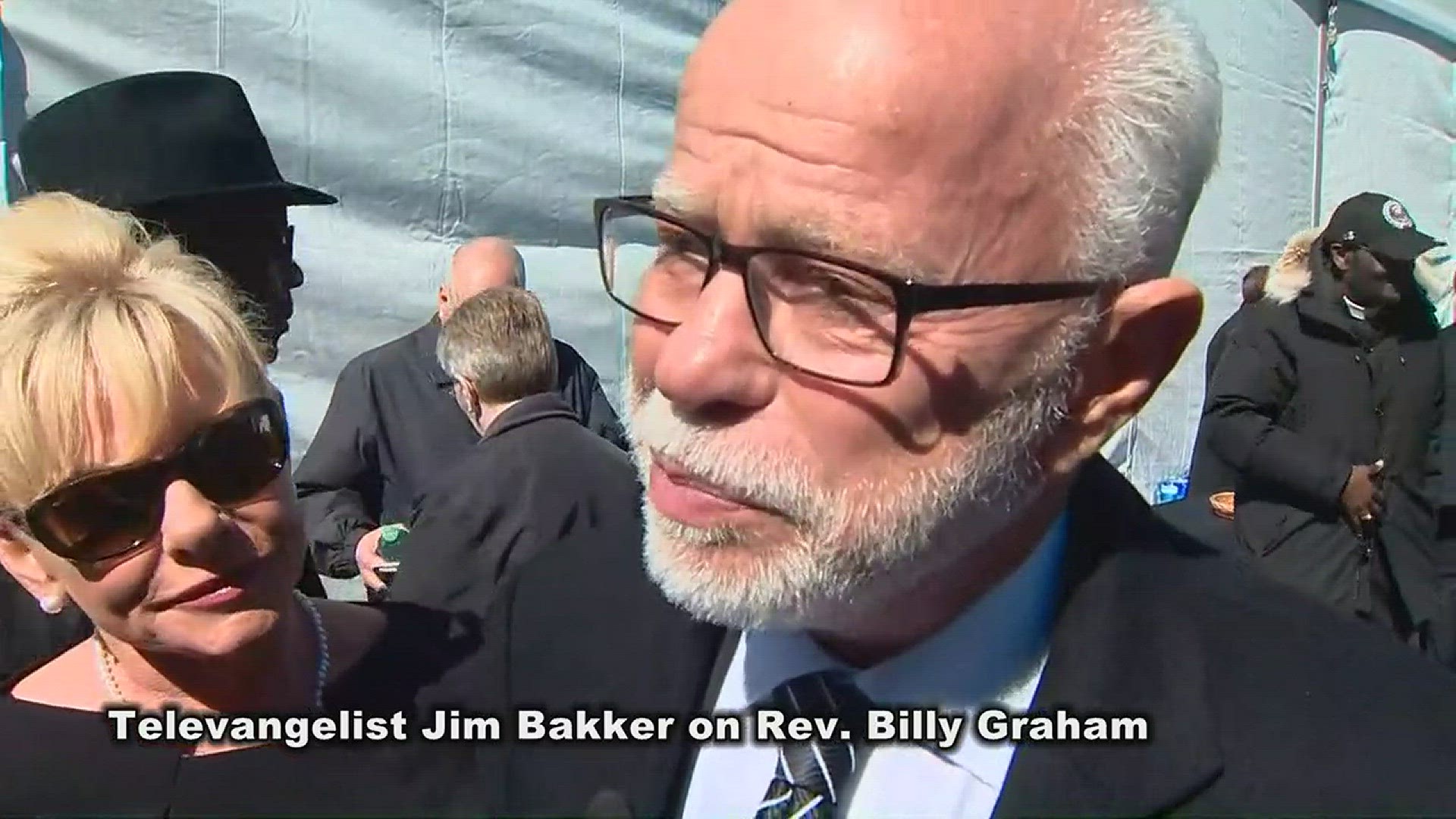 Televangelist Jim Bakker was moved to tears when he talked about the influence Rev. Graham had on him.