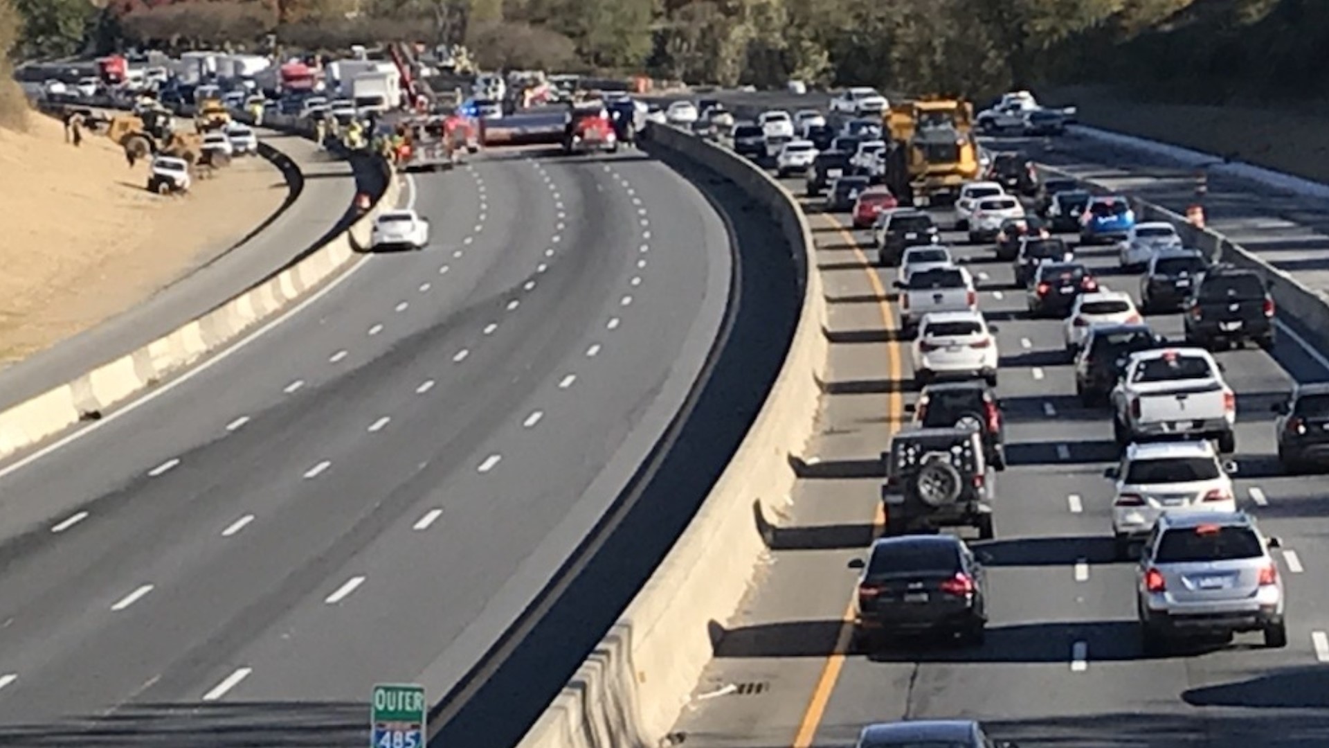 Uptown Charlotte Crash On I-77 Delays Traffic | Wcnc.com