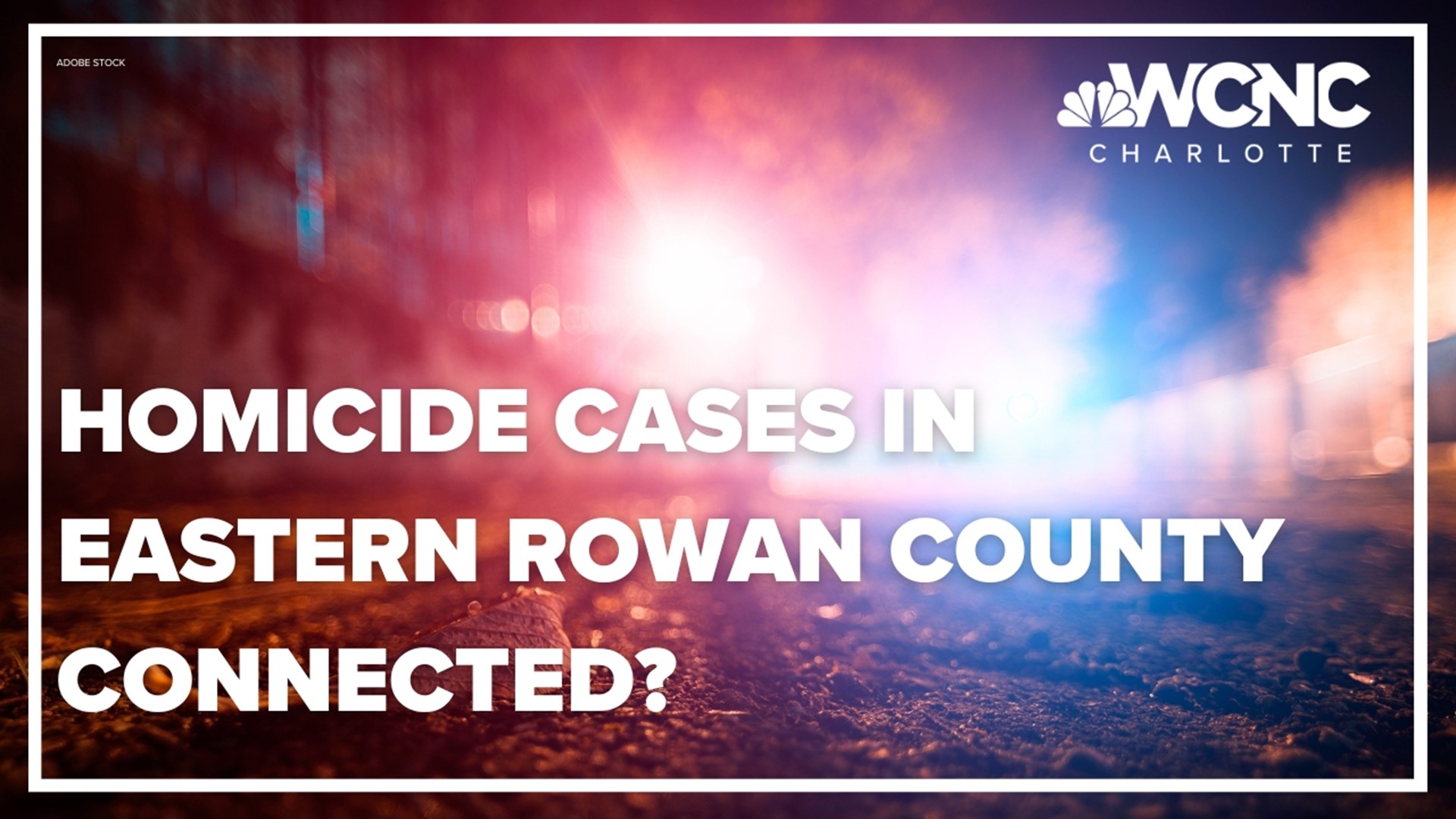 The Rowan County Sheriff's Office believes two homicides that happened over the summer are connected.