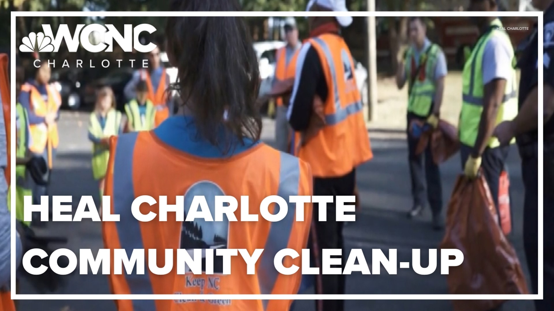 HEAL Charlotte is hosting a community cleanup on Reagan Drive in Charlotte on Saturday.