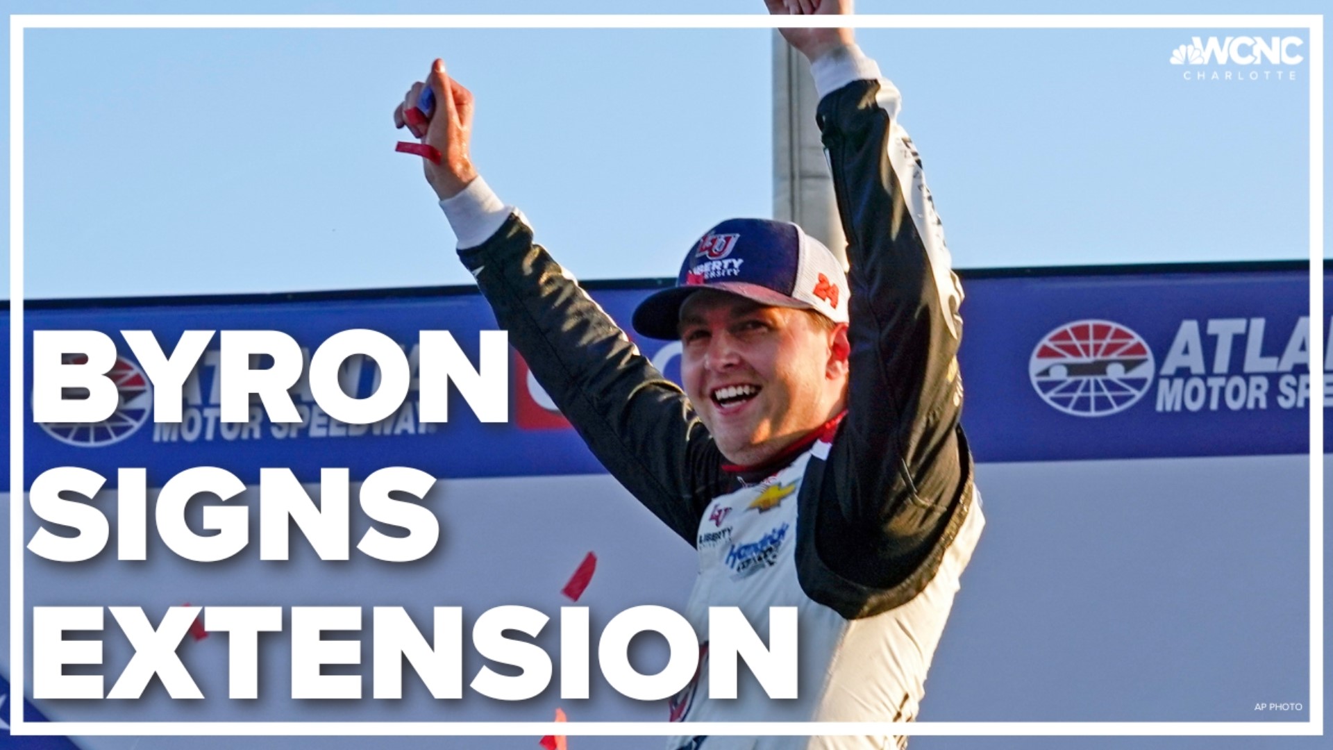 William Byron has reached a three-year contract extension with Hendrick Motorsports that will keep him in the No. 24 Chevrolet through the 2025 season.