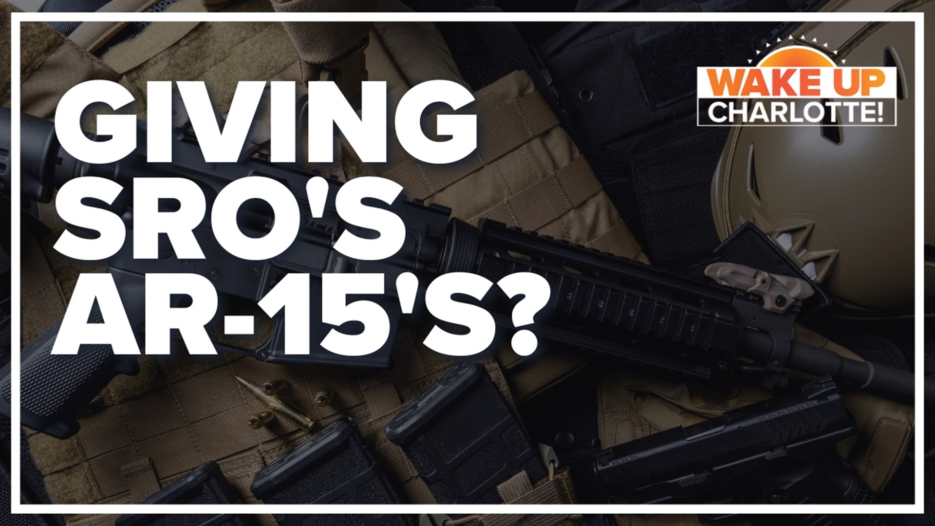 Madison county sheriff says the guns will be locked in a safe so only SRO's can access them. Madison county commissioners are already in full support of the plan.