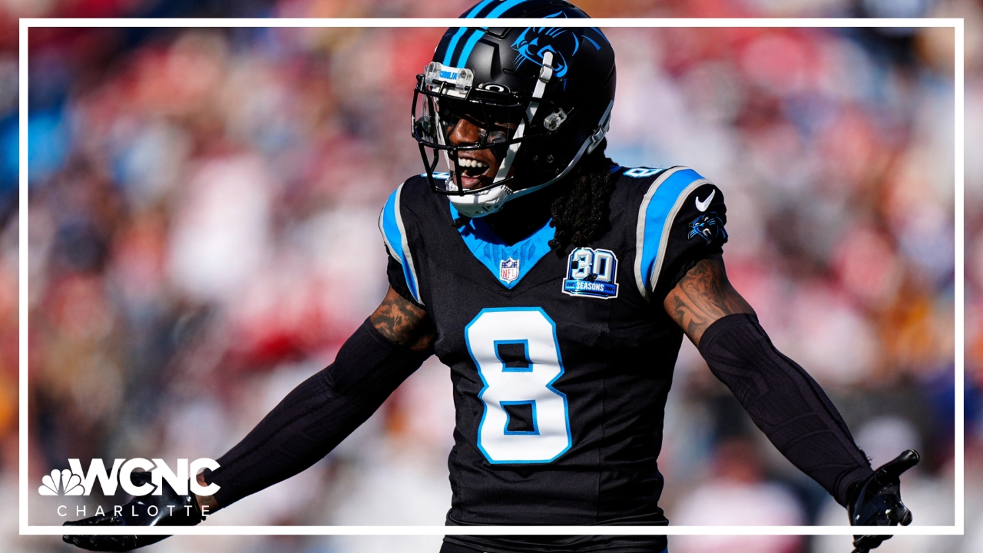 Carolina Panthers cornerback Jaycee Horn was selected to his first Pro Bowl. He spoke with WCNC Charlotte's Nick Carboni and others about the distinction.
