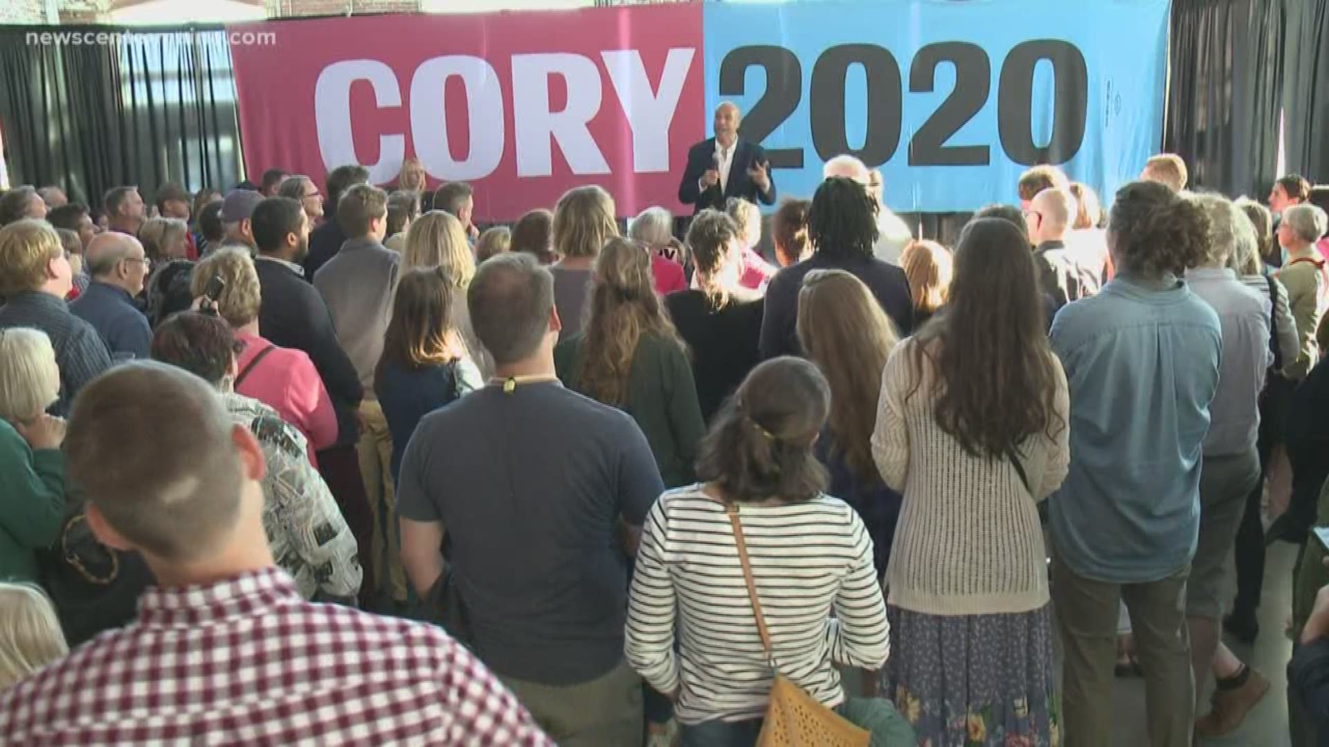 Presidential candidate Cory Booker visits Maine.