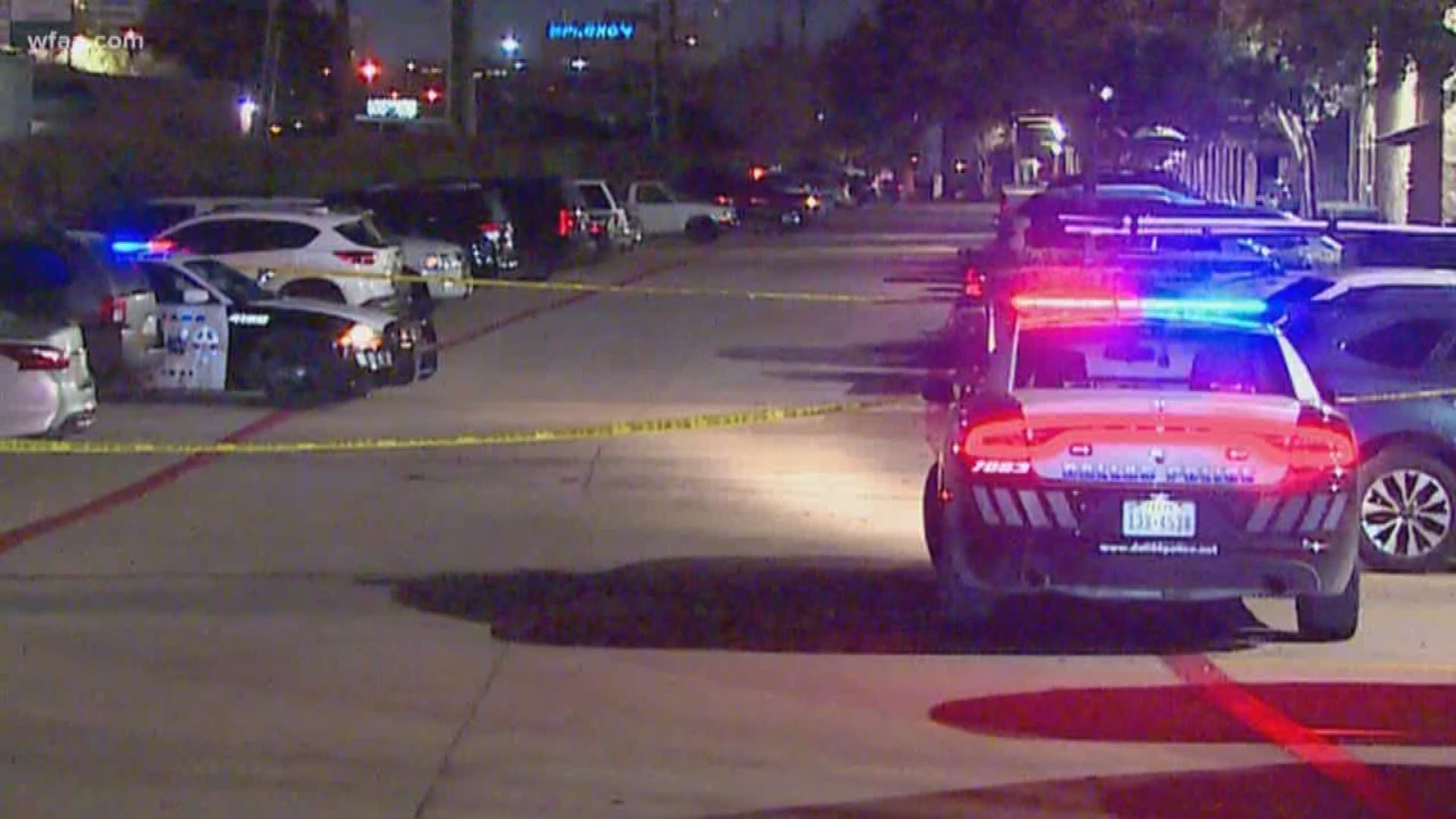 One person is dead and another was taken to the hospital after an attempted robbery Tuesday night in northeast Dallas.