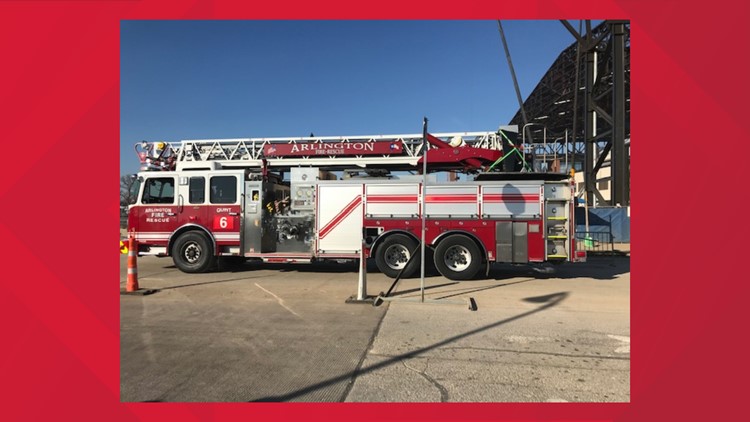 Fire at Texas Rangers Stadium Globe Life Field in &hellip;