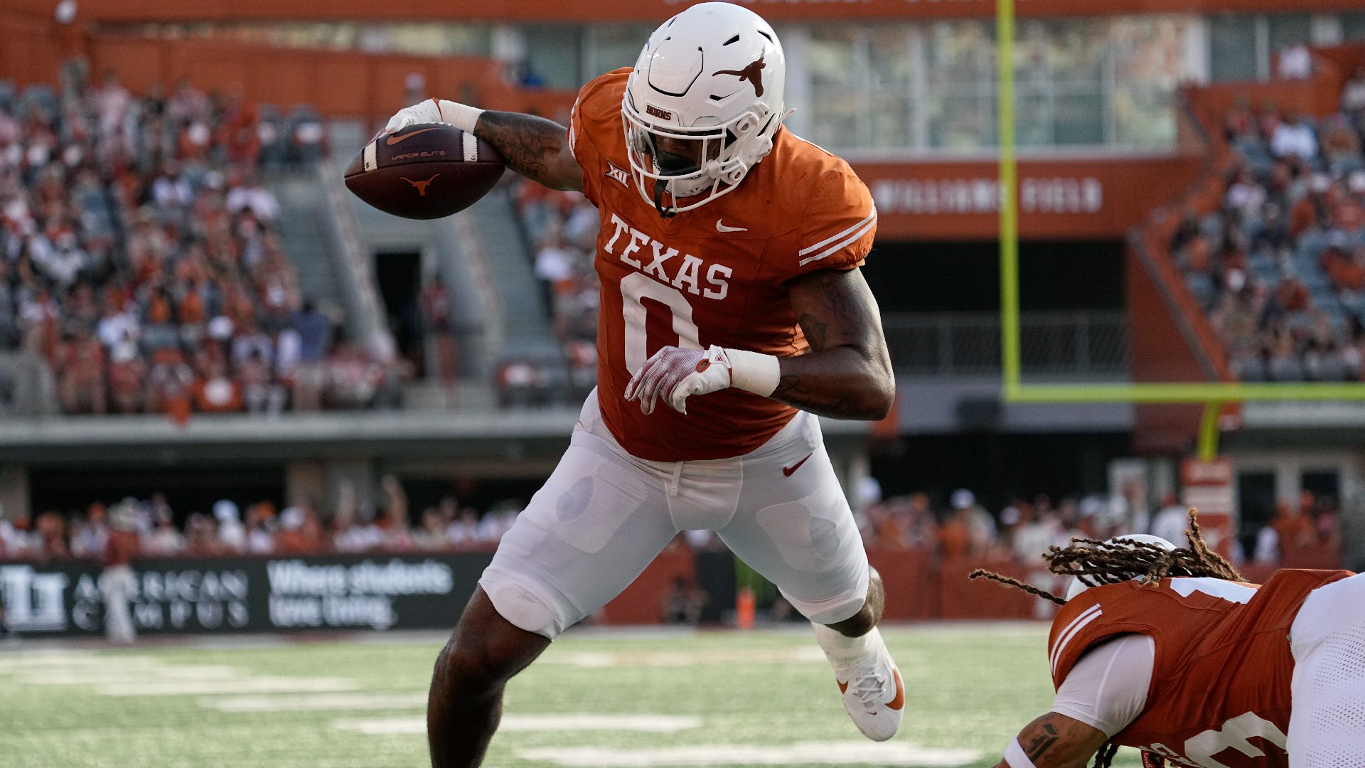 Sanders played three seasons at the University of Texas, appearing in 39 games with 27 starts. Sanders came to UT from Denton Ryan High School out of the DFW area.