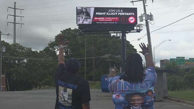 Look out for these new billboards raising awareness about North Carolina fentanyl deaths