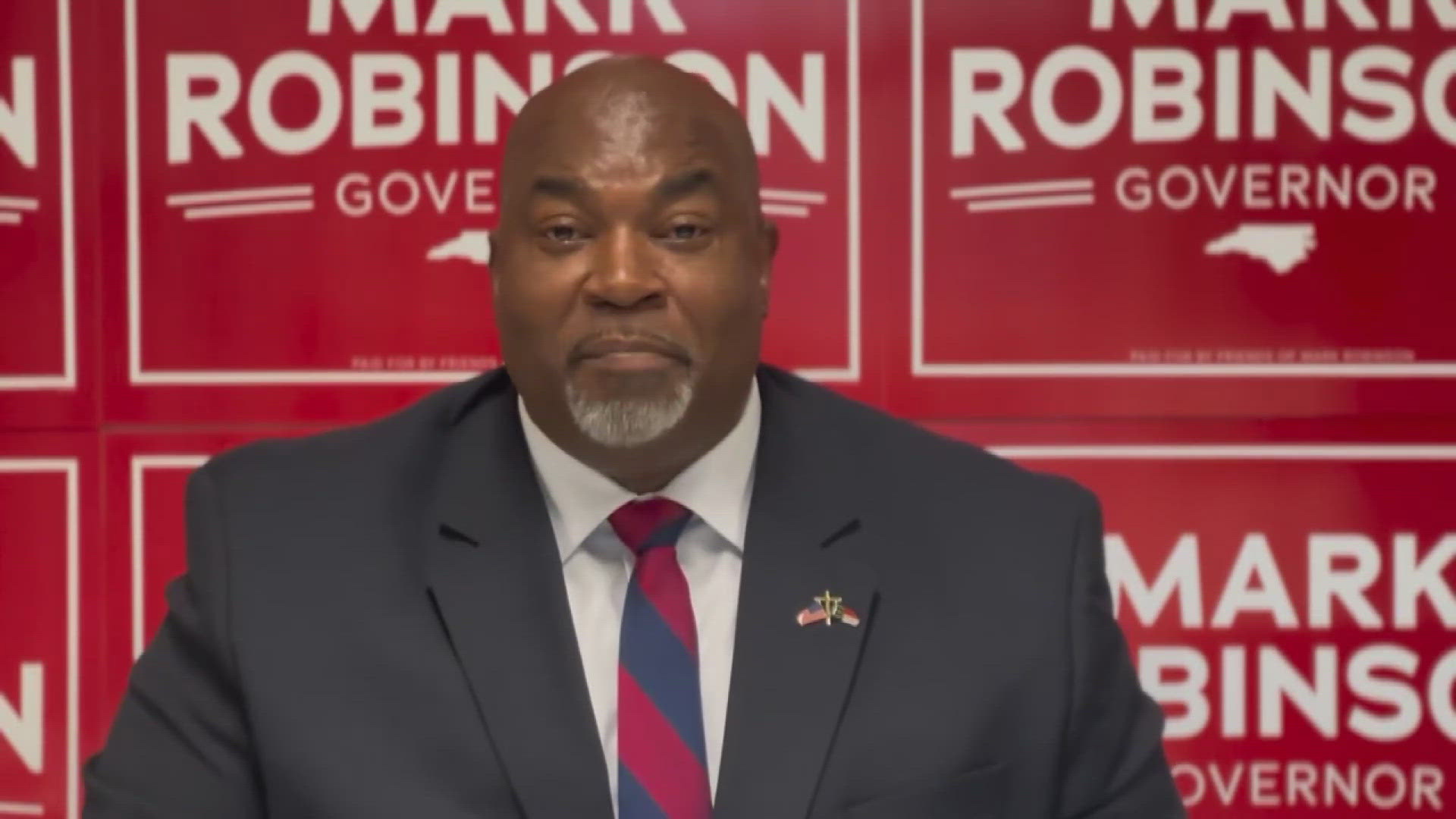 Robinson told voters the story was "salacious tabloid trash".