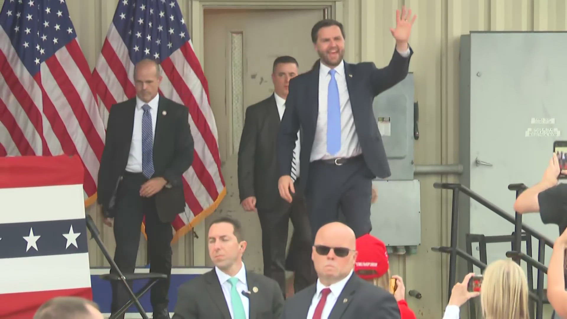 JD Vance was in Selma, NC speaking to voters Friday. 