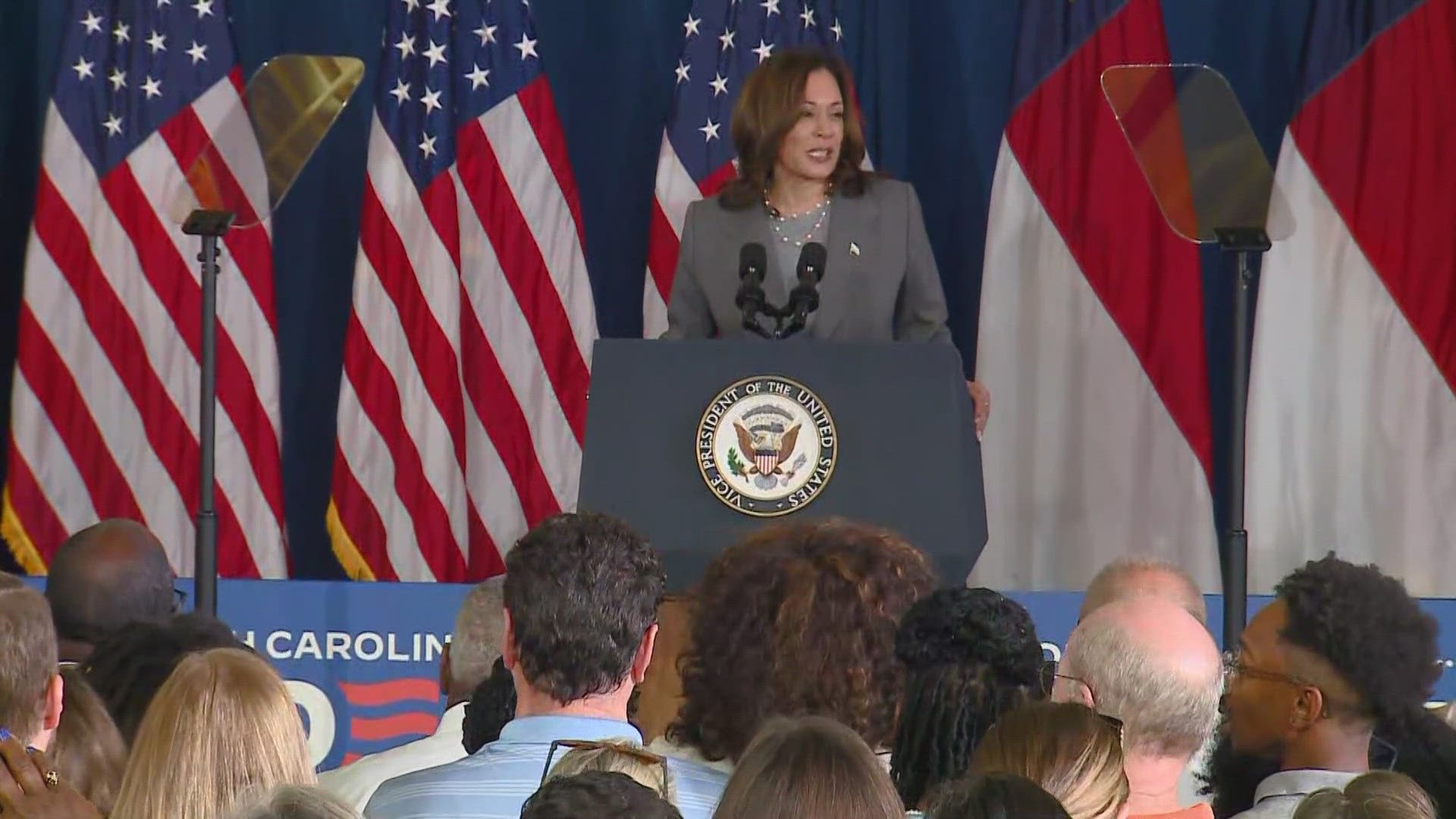 VP Kamala Harris will make a campaign stop in Fayetteville on Thursday.