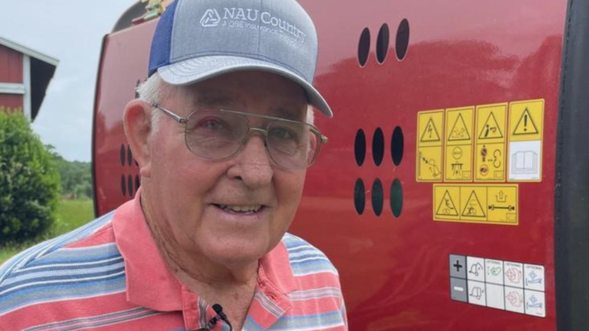 A peaceful day on the land took a loud turn when metal began to grind inside his nearly brand-new $50,000 hay baler.