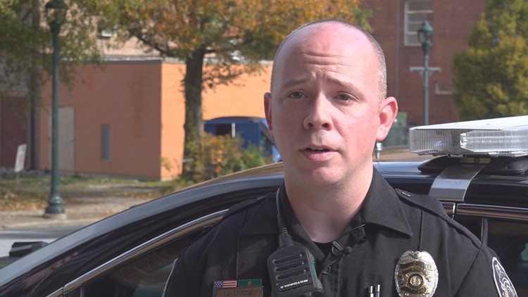 Greensboro Police officer jumps into traffic to save a man