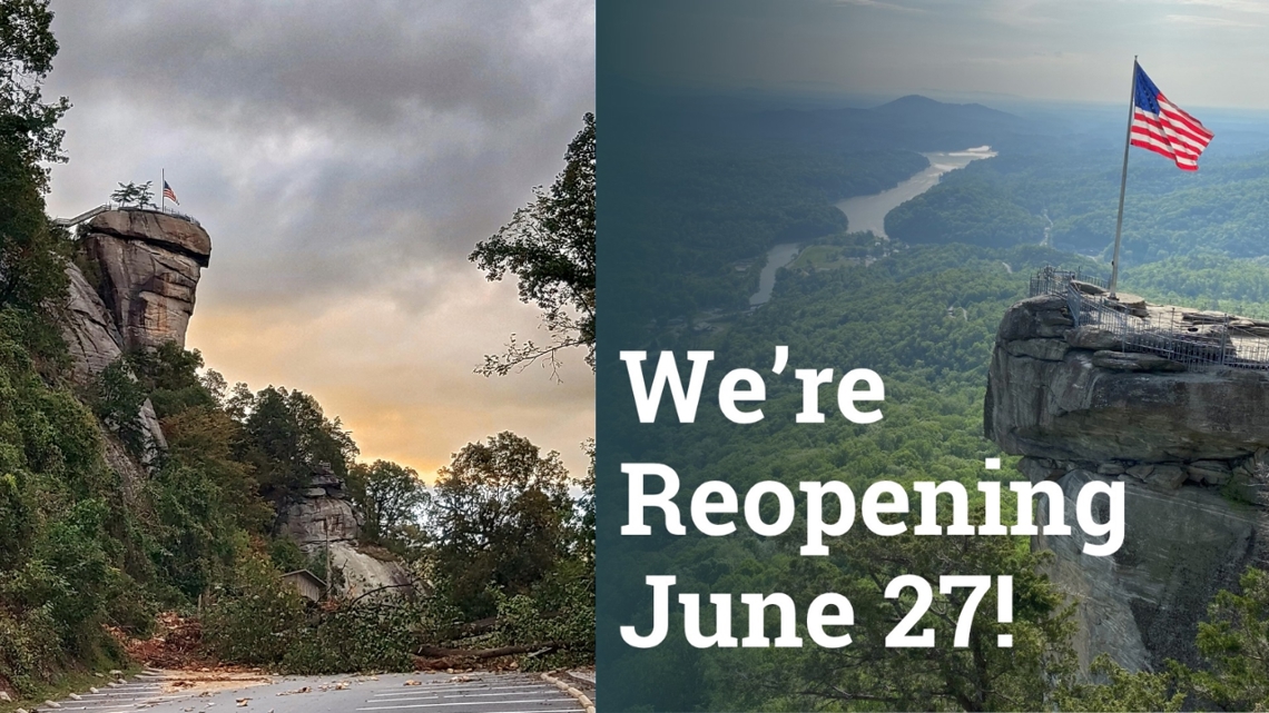 Resilience celebrated: Chimney Rock reopens post-Hurricane Helene