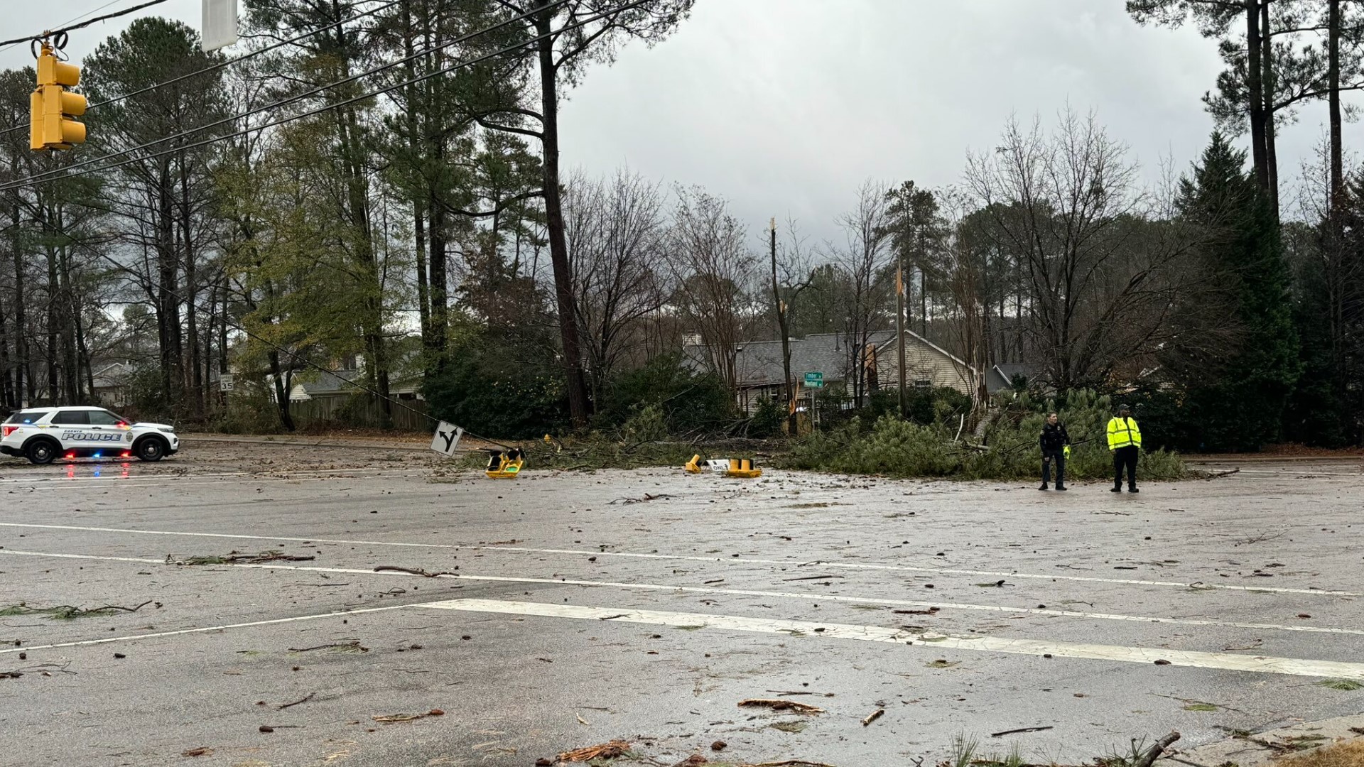 More than 50,000 people lost power in the state during the storm in Clarksville.