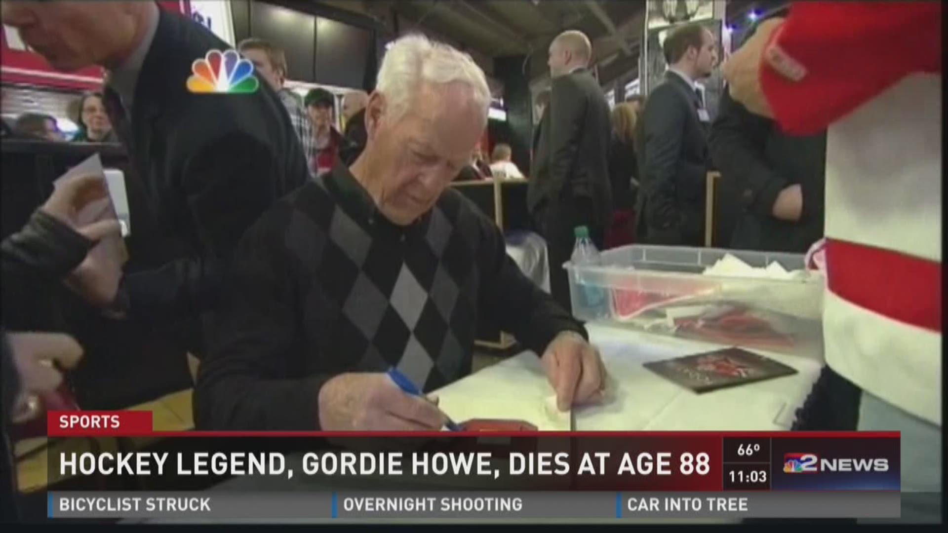 Hockey legend Gordie Howe dies at age 88