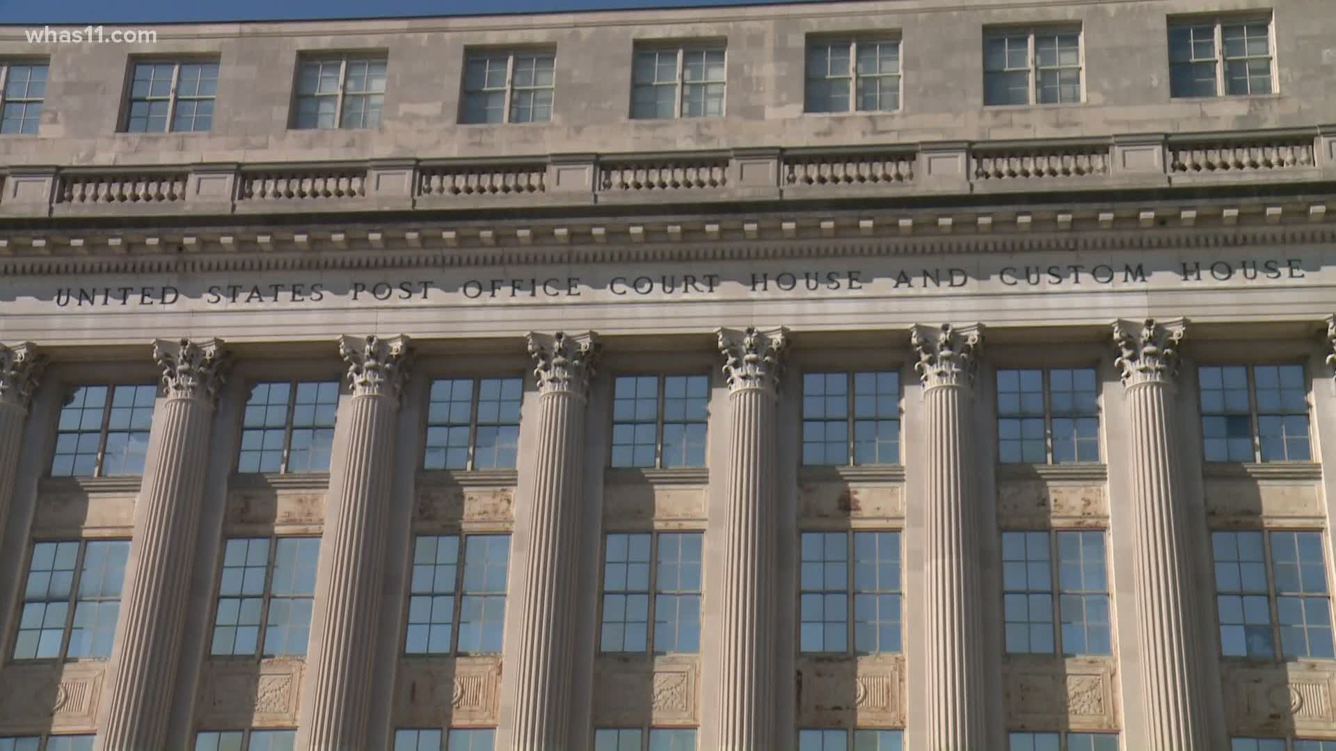 A judge ordered the federal courthouse in Louisville to close September 21-25, 2020.
