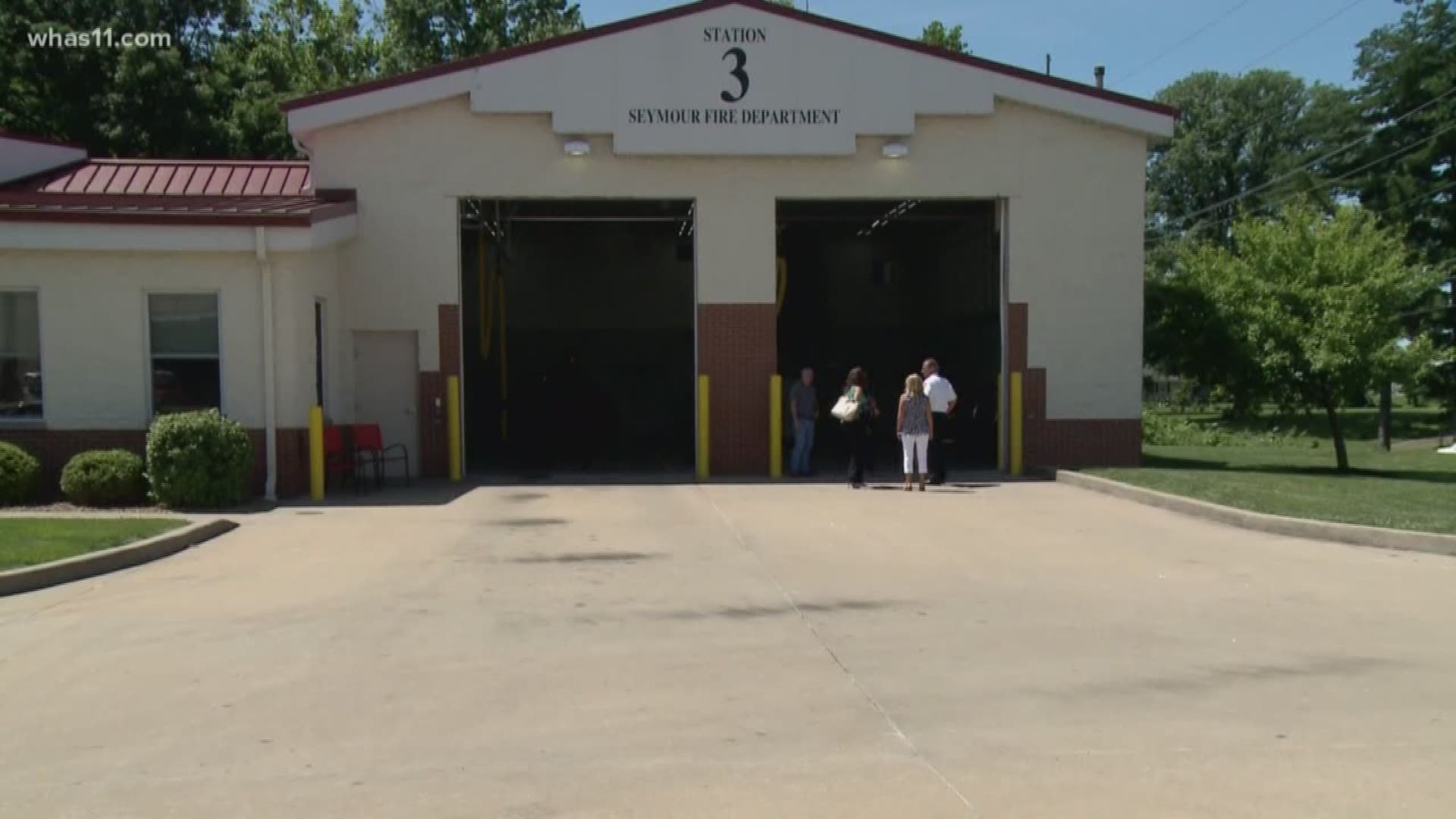 Police say a baby was found inside a plastic bag alive near a roadway in Seymour, Indiana.