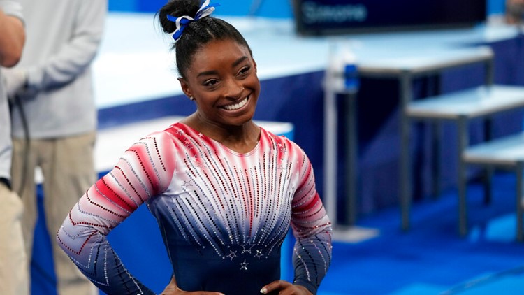 See how Simone Biles finished in the balance beam finals at the Tokyo Olympics