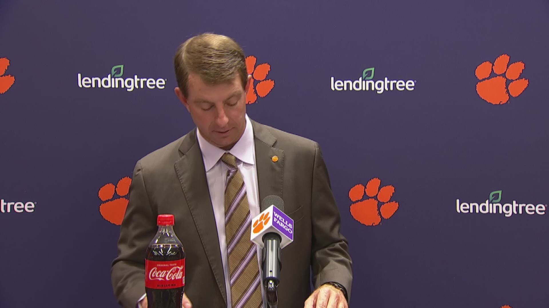 Clemson head football coach Dabo Swinney explains why Trevor Lawrence will not be cleared to play at Notre Dame.