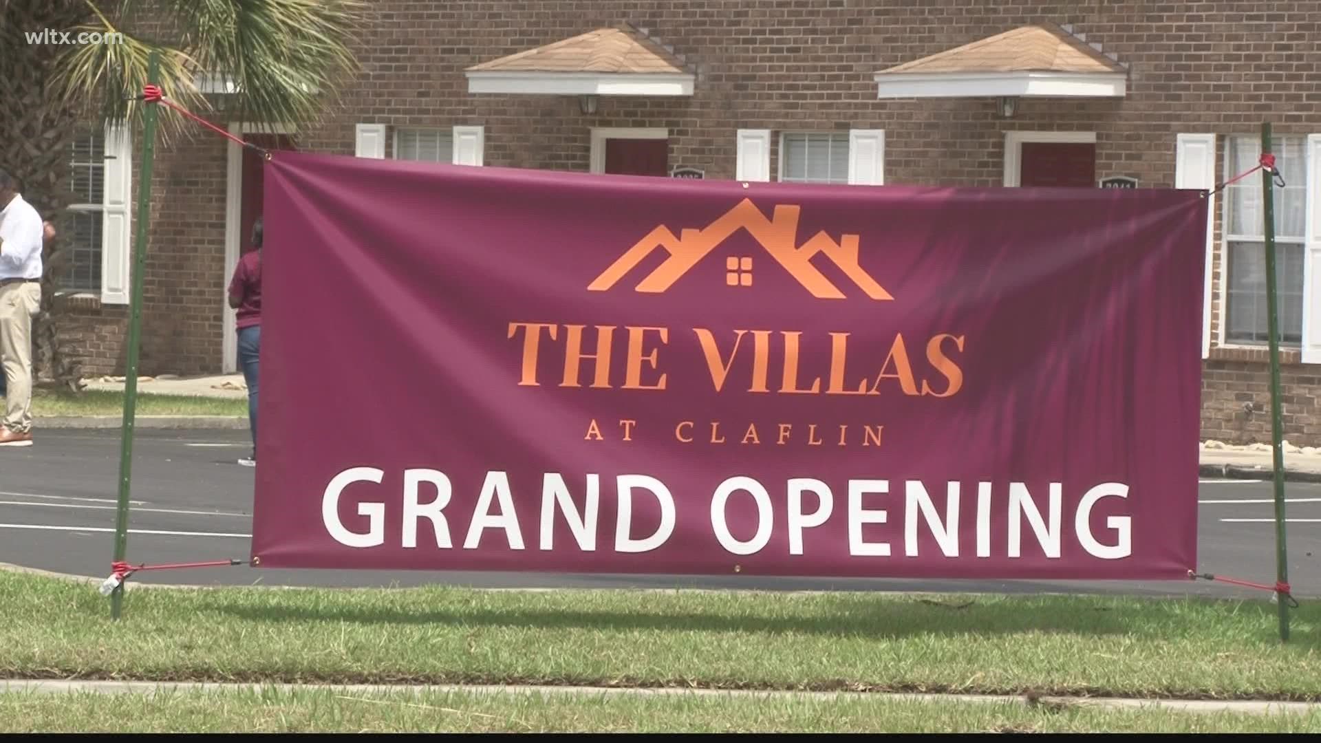 The new housing option, "The Villas at Claflin," is being offered at below market rate for staff and faculty of the university.