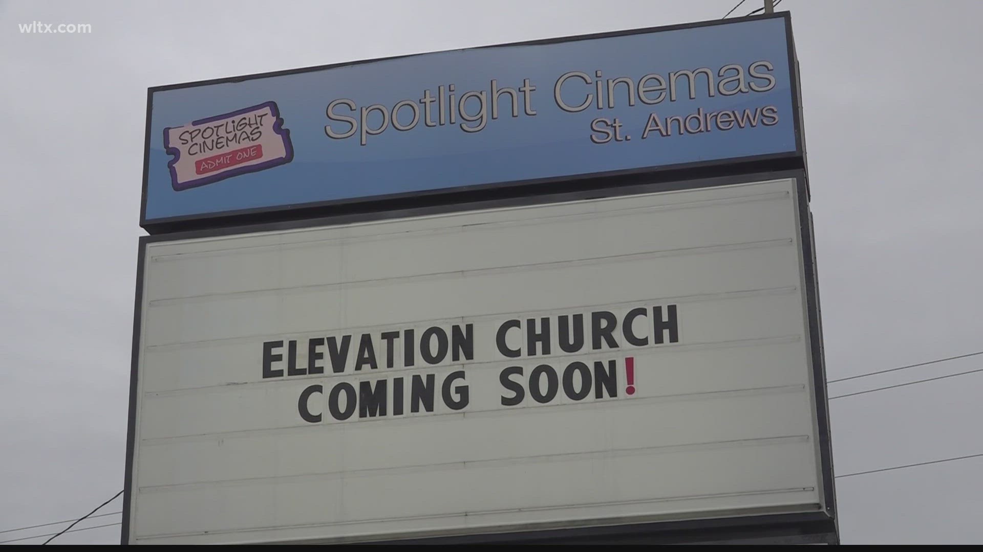 Spotlight Cinema closed down a few weeks ago, now Elevation Columbia will move into the space.