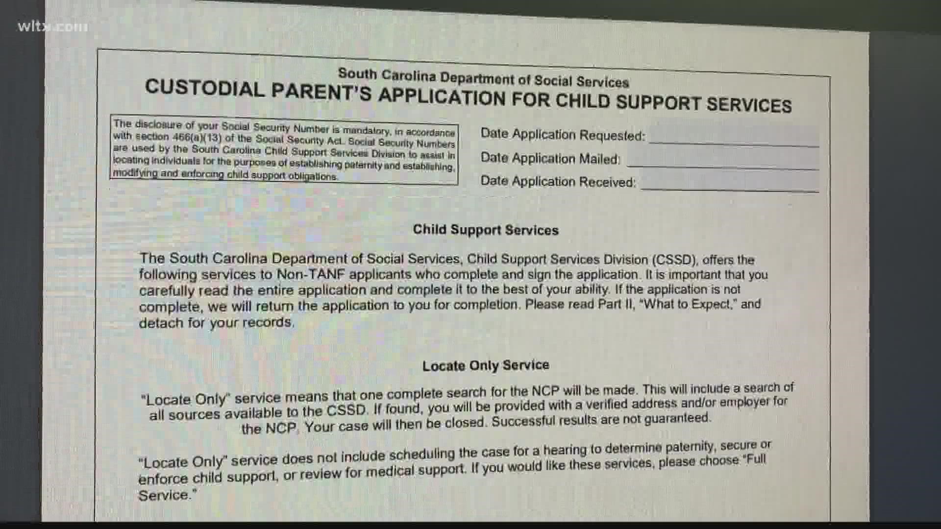 DSS using new portal to streamline child support applications 