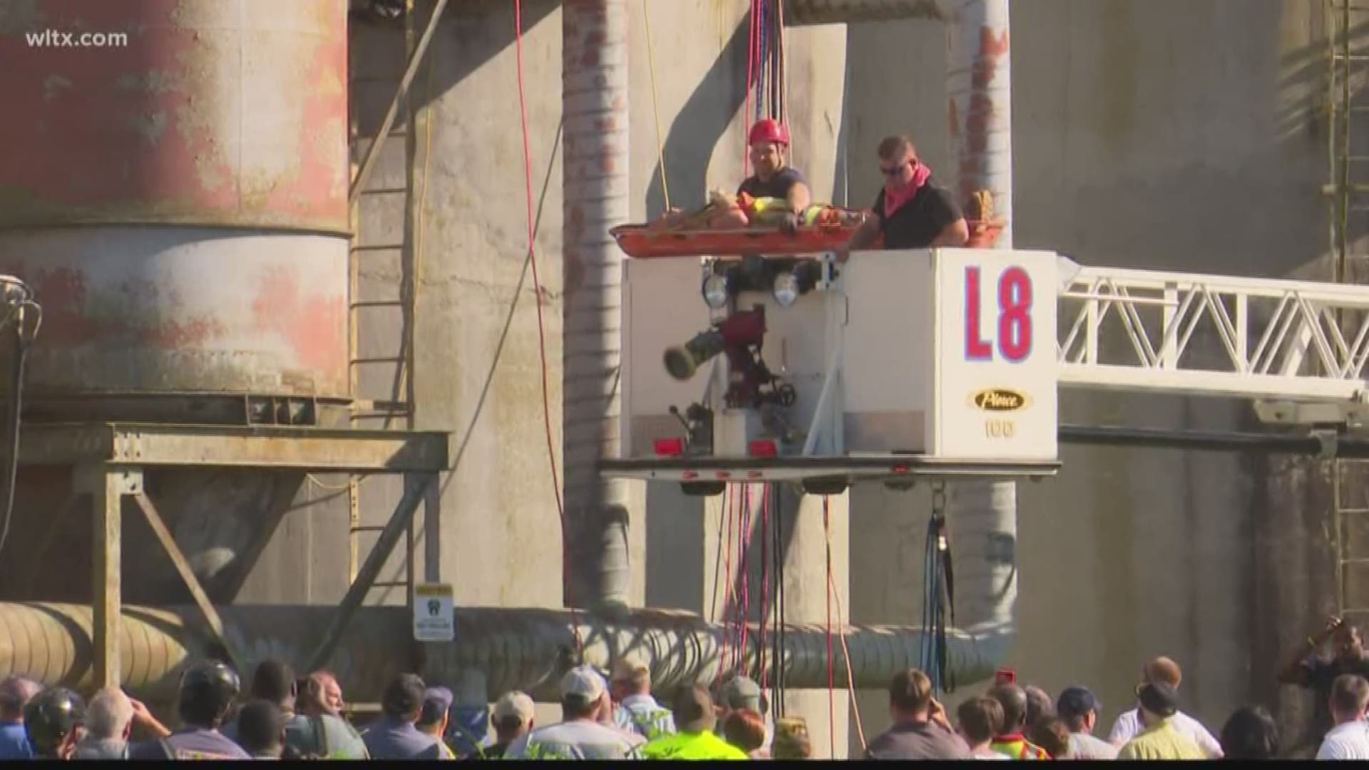 Man trapped in Orangeburg grain silo rescued after eight hours | wcnc.com