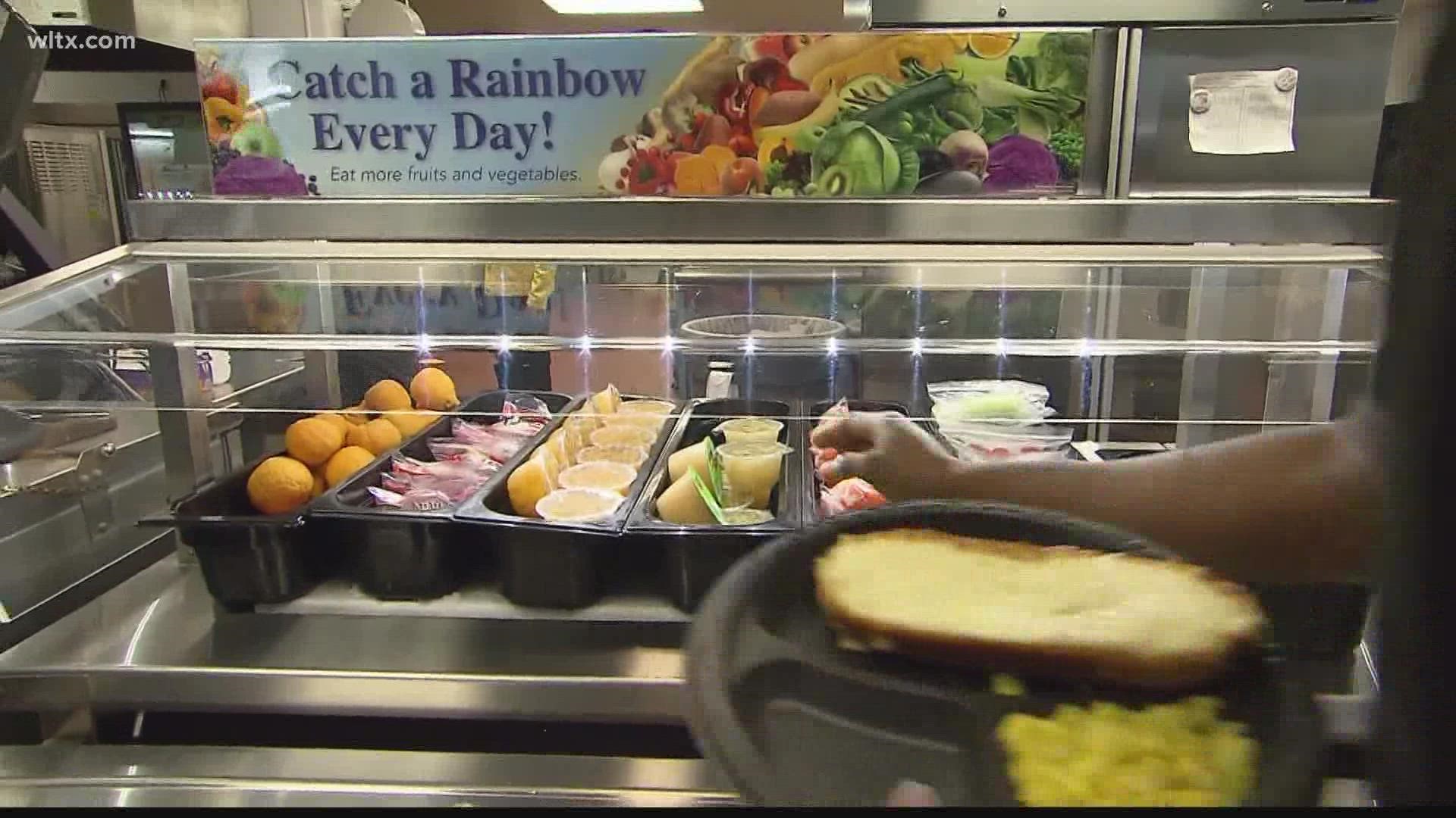 At least 500 schools, or about half the schools in the state provide free meals for students in public schools.