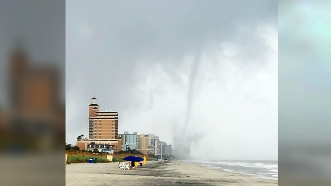 Tornado touches down right along Myrtle Beach