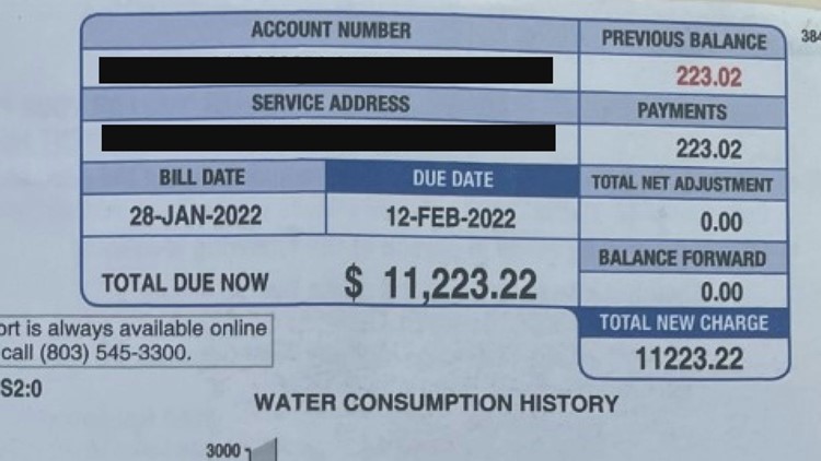 Update: Columbia Water confirms error, waives SC couple's $11K water bill