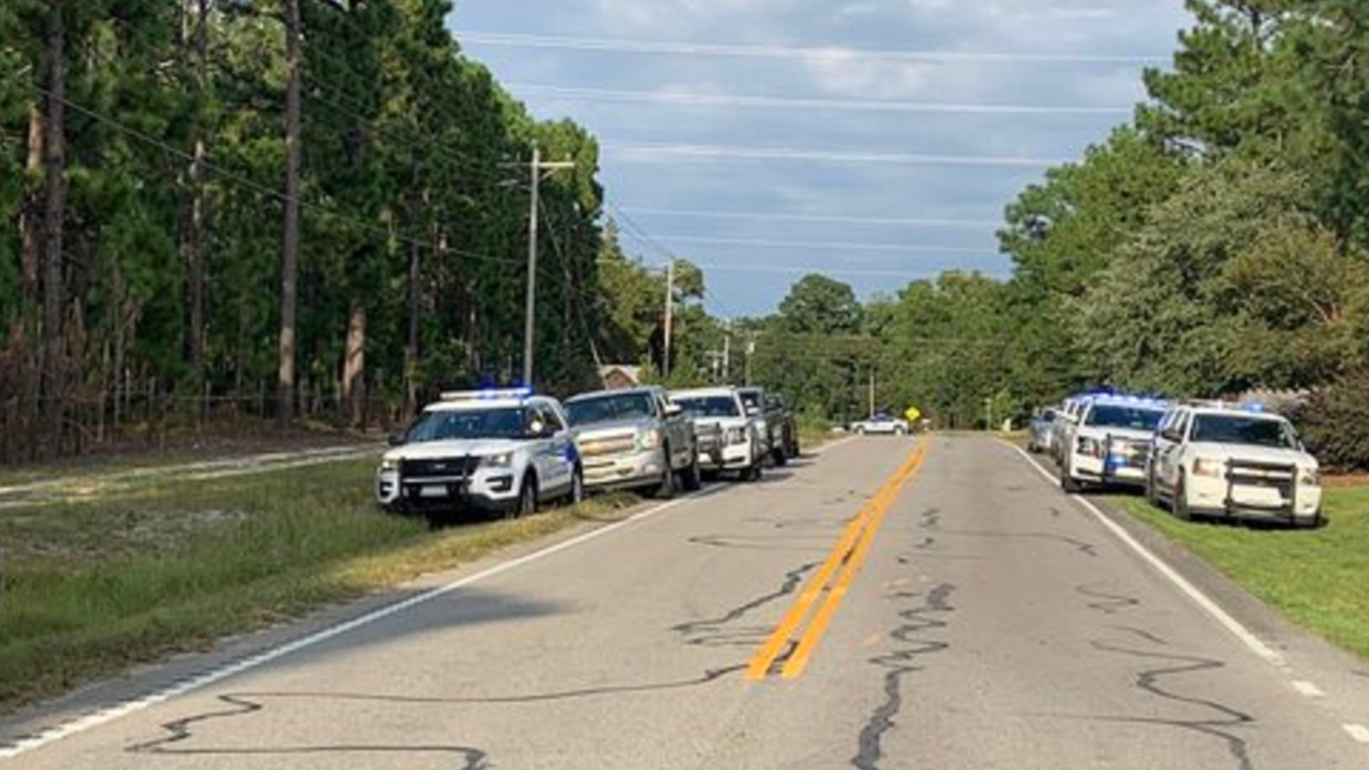 Lexington County deputies say the deputy was shot by a man after officers responded to a domestic dispute.