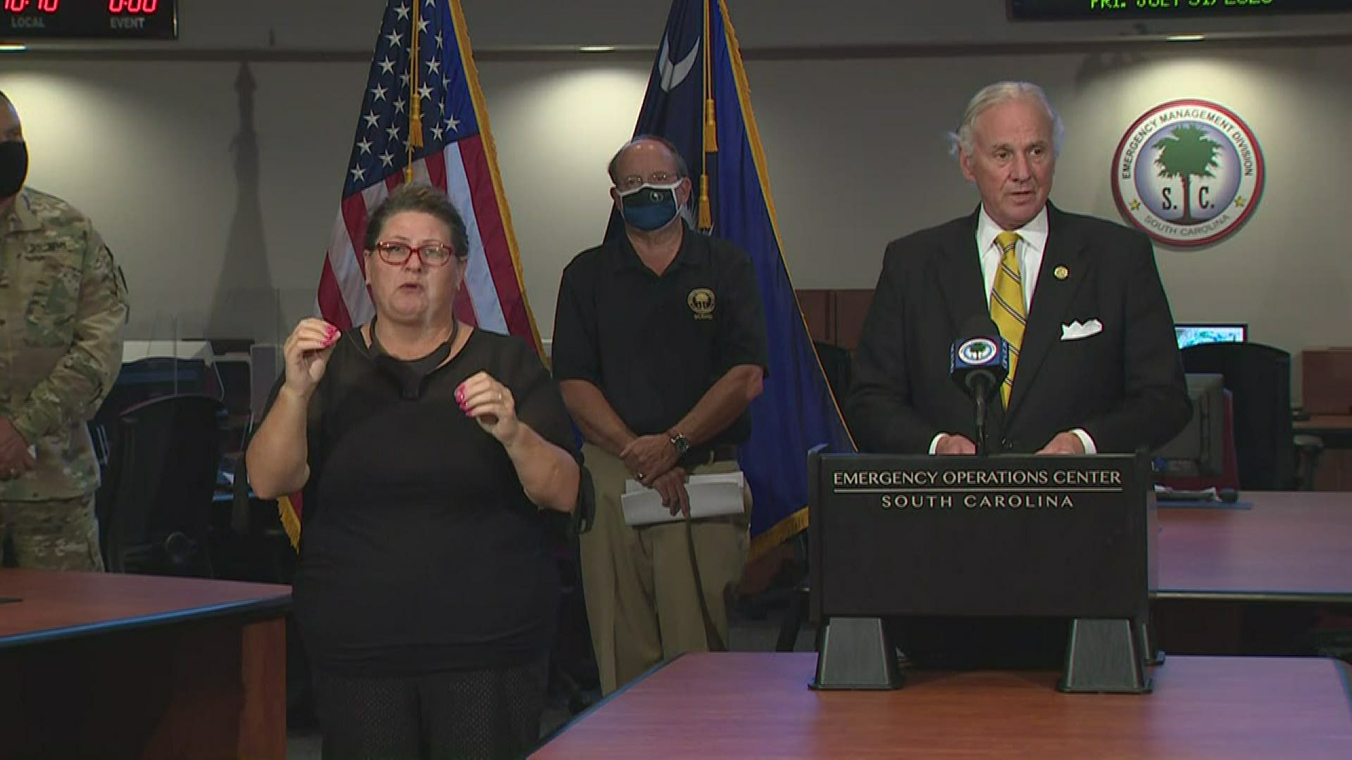 Gov. Henry McMaster said Friday he does not plan to issue a state of emergency or evacuation order due to Hurriane Isaias, at least so far.