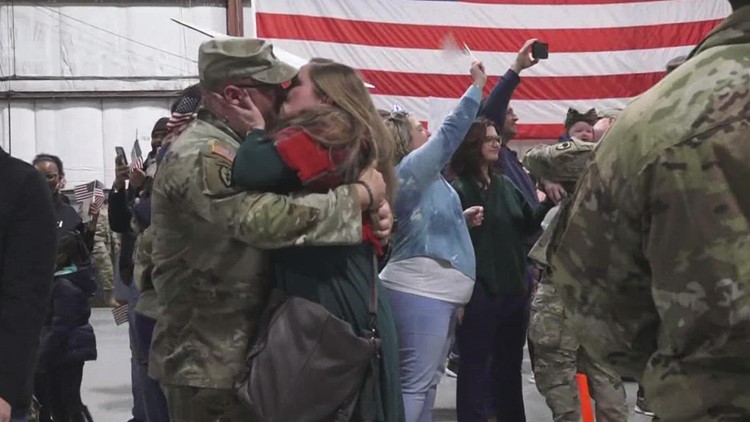 SC troops reunited with their families after almost a year overseas