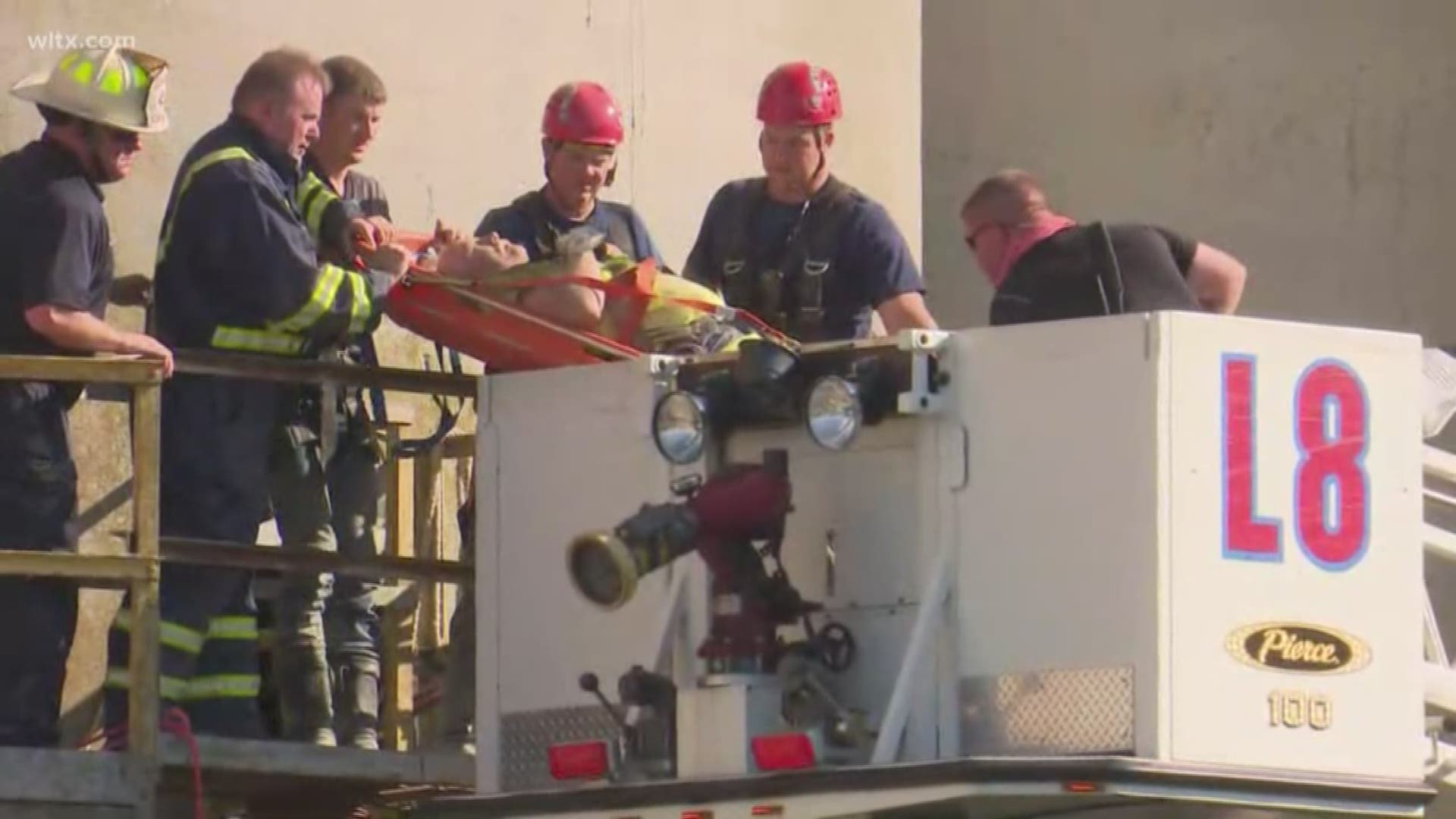 Man trapped in Orangeburg grain silo rescued after eight hours | wcnc.com