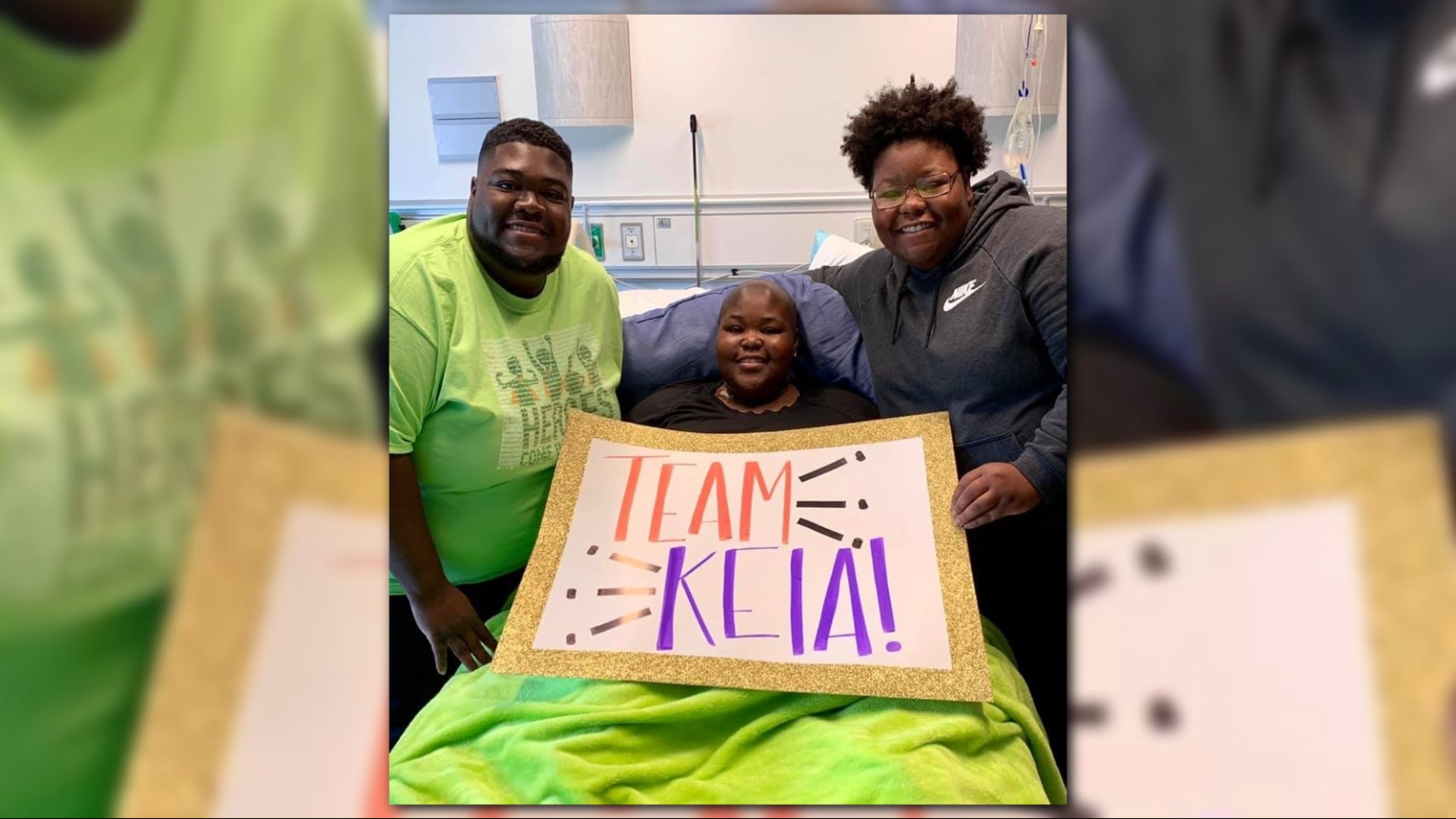 21-year-old Nakeia Brooks is in remission from a very rare type of cancer, and the donor who helped save her life lives under the same roof.